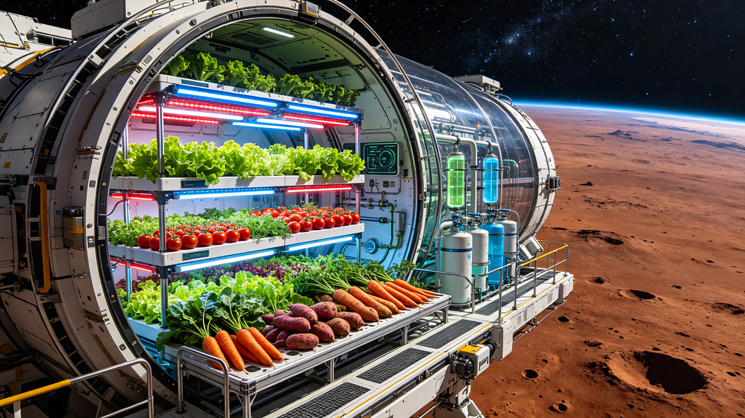 "Space Garden" Celebrates Harvest: LED Red, Blue, and White Tri-Color Light Powers Fruit and Vegetable Cultivation on Space Station