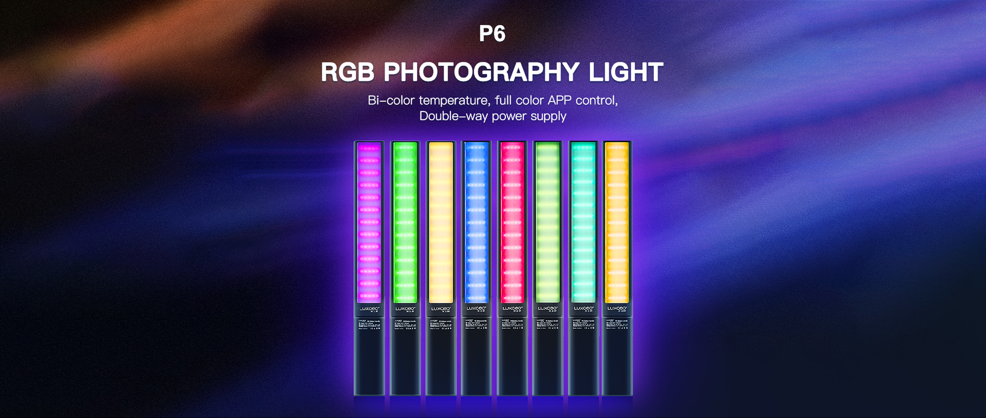 P6 RGB photography fill light
