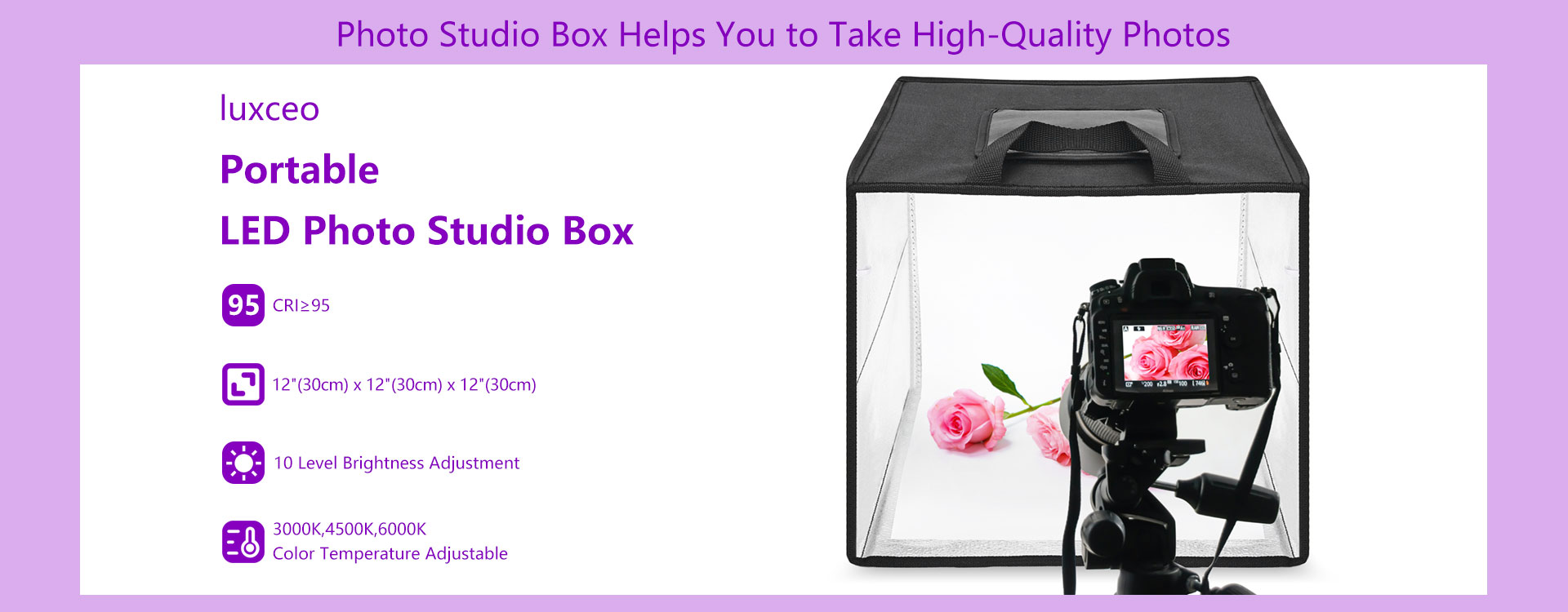 B30/B40LED Photo studio box
